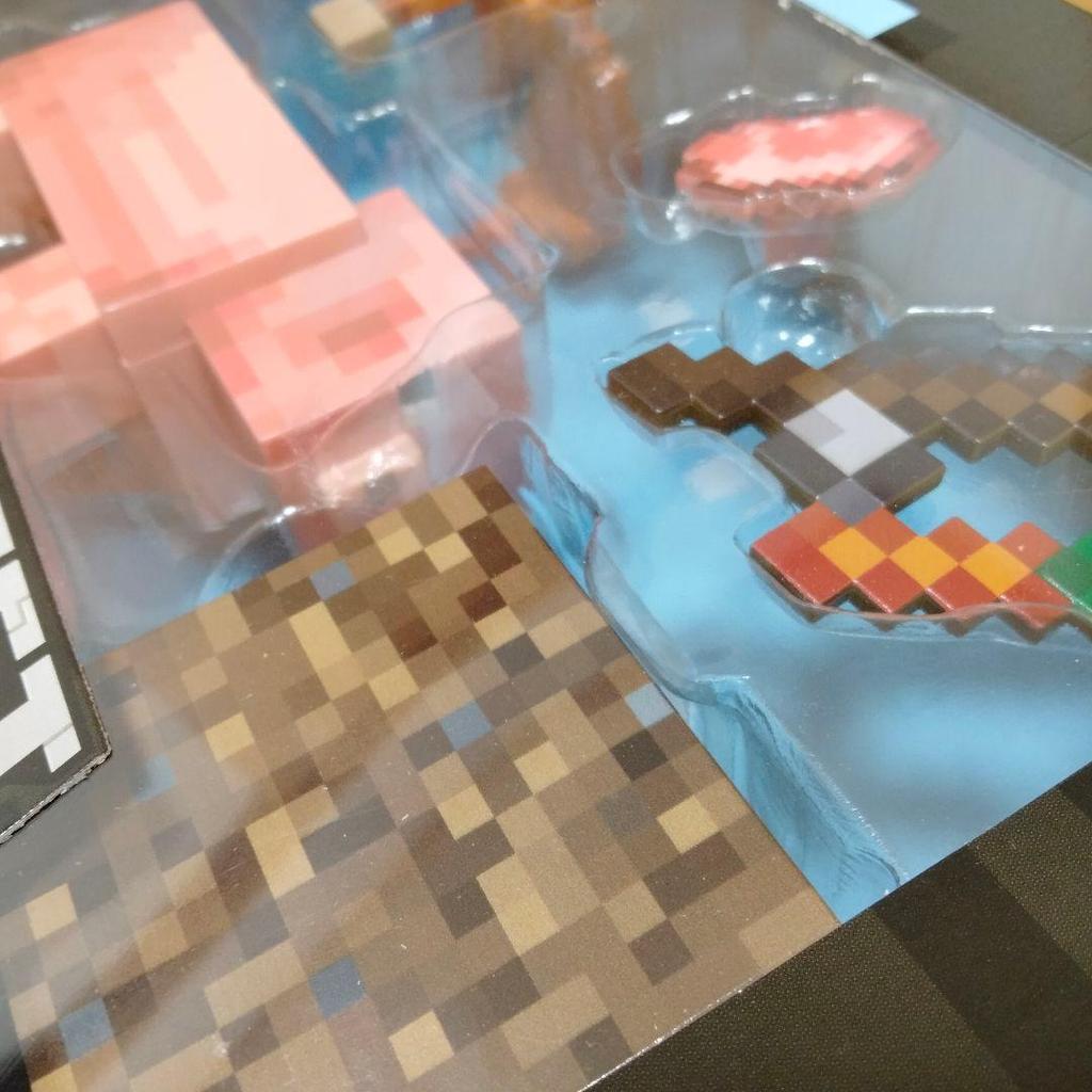 [USED] Mattel Minecraft Diamond Level Pig Action Figure
