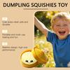 Cute Steamed Bun Squeeze Toy Realistic Soft TPR Fidget for Stress Relief Non-Sticky Slow Rebound Decompression Gadget for Kids Adults