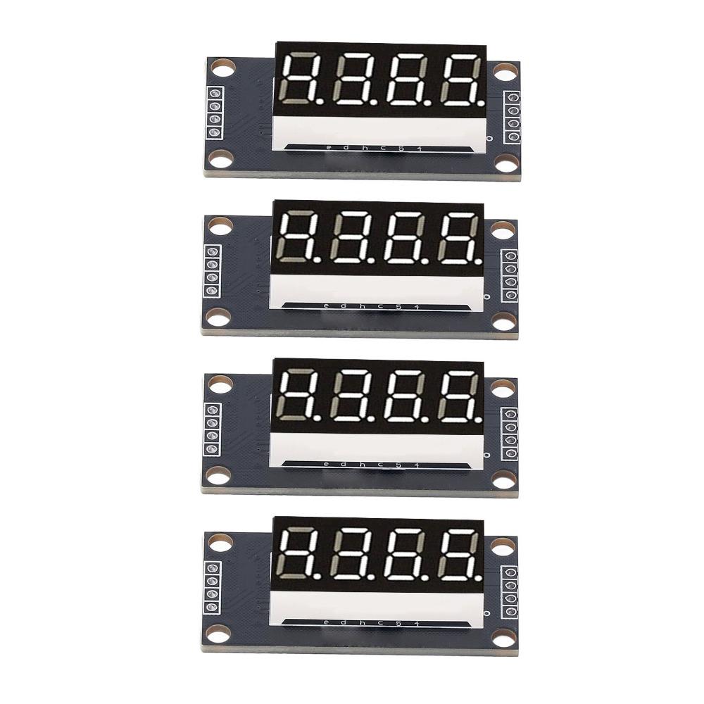 4 Set 0.36 Inch Digital Tube Display Module TM1637 Drive Chip Tube Clock Display  Clock Display