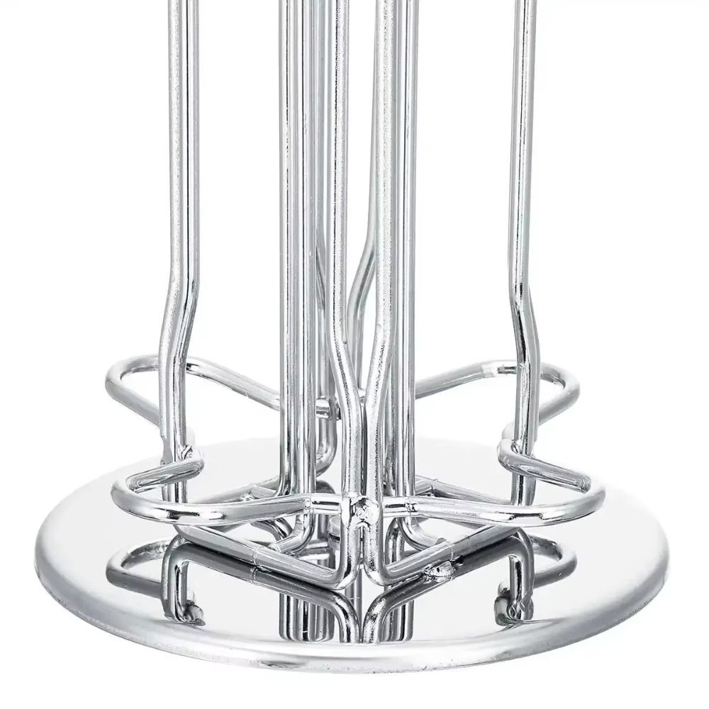 Plating Coffee Capsules Holder 360 Degree Rotatable 40 Coffee Pod Holder Coffee Capsules Stand Rack Tower Stand Hollow Structure
