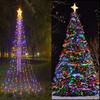 3.5M IP65 LED 8 Kinds Style Star Waterfall Christmas Tree Lights Remote Control
