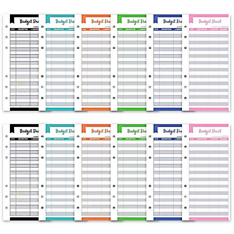 NOWY Macaroon Color A6/A5 PU Leather DIY Binder Notebook Cover Diary Agenda Planner Paper Cover School Paperwear
