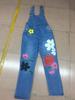 Women's Summer Denim Overalls – Classic, High-Quality, Loose Straight-Leg with Print