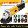 Multifunctional Industrial Angle Grinder and Polisher - Handheld Cutting Machine for Household Use.