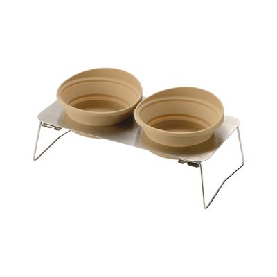 Richell Marktus Portable Dish Stand M Beige