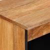 Sideboard with Storage Natural Finish 60 X 33.5 X 75 Cm Solid Mango Wood