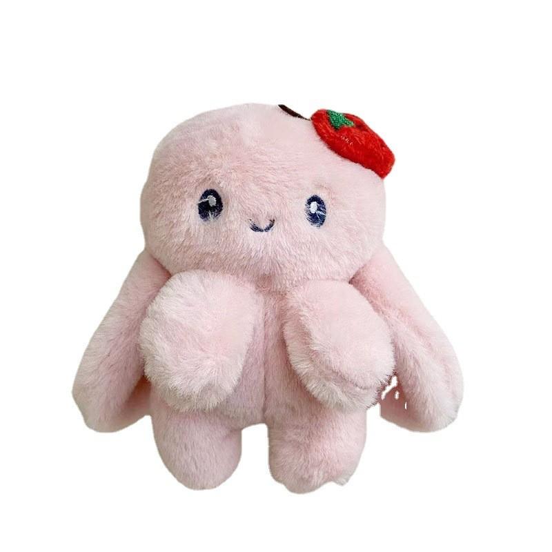 Rabbit Lovely Strawberry Keychain Plush Toy Adorable Stuffed Animal Gift Idea