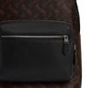 Coach West 32 Classic Logo Horse And Carriage Pattern Leather And Fabric Mixed Material Backpack Large Unisex Backpack Truffle CBX16-QBYBL