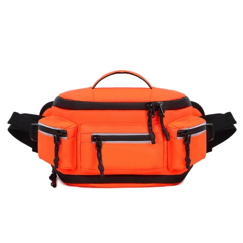 Brusttasche Unisex Nylon Mehrere Taschen Verstellbarer Riemen für den täglichen Gebrauch