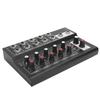 100‑240V Portable 10‑Channel Stereo O Sound Mixer Karaoke Microphone Amplifier ConsoleEU Plug