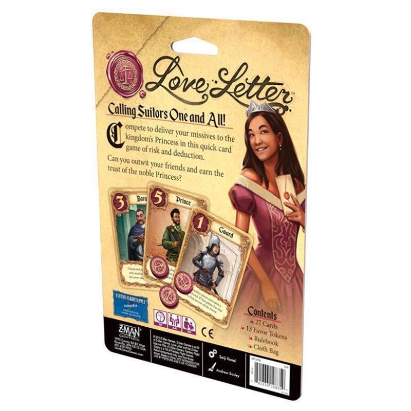 Love Letter: English Family & Couple Strategy Card Game