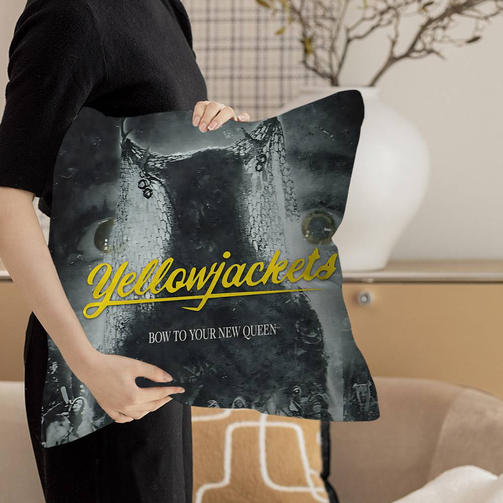 Psychological Horror Series Yellowjackets Personalized Picture Text Home Decorative Pillows Household Gifts 45x45cm