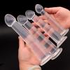 Transparent Anal Plug with Strong Suction Cup G-spot Vaginal Prostate Massager