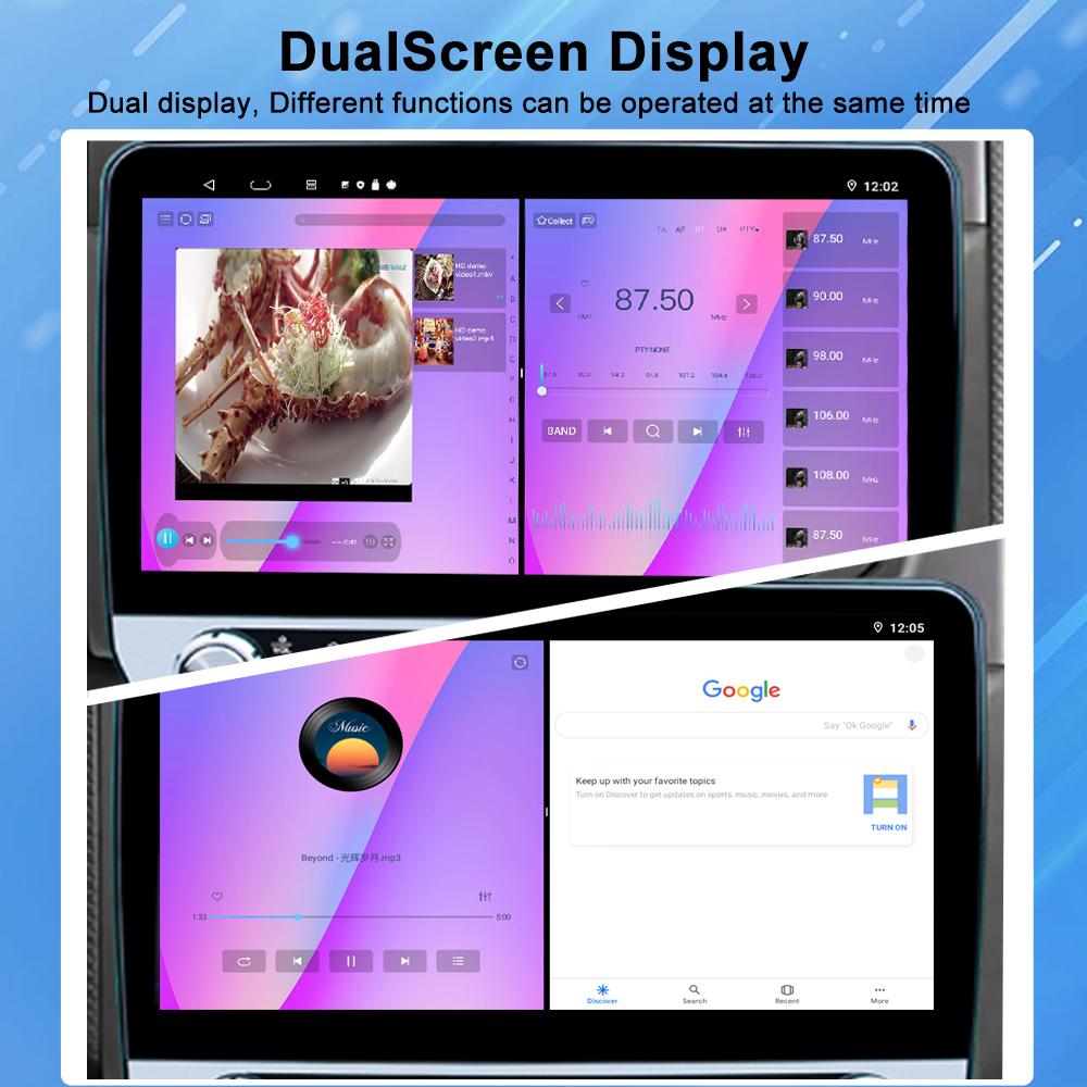 Android Car Radio Multimedia Video Player IPS 4-core Intelligent Systems Navigation GPS 2din Audio