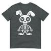 Funny Dead Bunny Skeleton Dark Easter Humor Teens Adults Tshirt