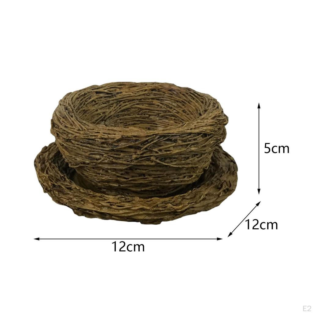 Bird Nest Flower Planter Pot Floral Arrangement Nordic Pots for Garden