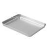 Rustless Steel Rice Noodle Plate Flat  Bottom Flat Bake Dish Stackable Food Plate  Dish Serving