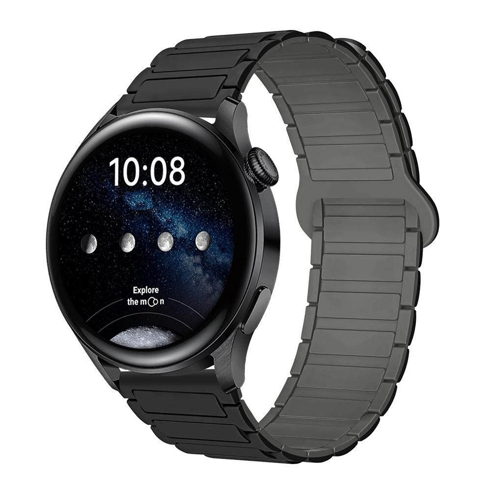 18mm 22mm 20mm Magnetic Silicone Strap For Samsung Galaxy Watch 7 6 5 4 44mm 40mm Sports Band For Galaxy Watch 4 6 Classic 47mm Huawei GT 4/5/6 41mm