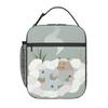 Bath Water Capybara Hot Spring Bubble Insulated Lunch Bag for Kids Cooler Thermal Food Box Tote Portable Lunch Boxes Container
