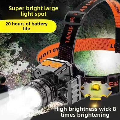 Rechargeable and Convenient Led Strong Light Long-range Wild Fishing Super Bright Headlight