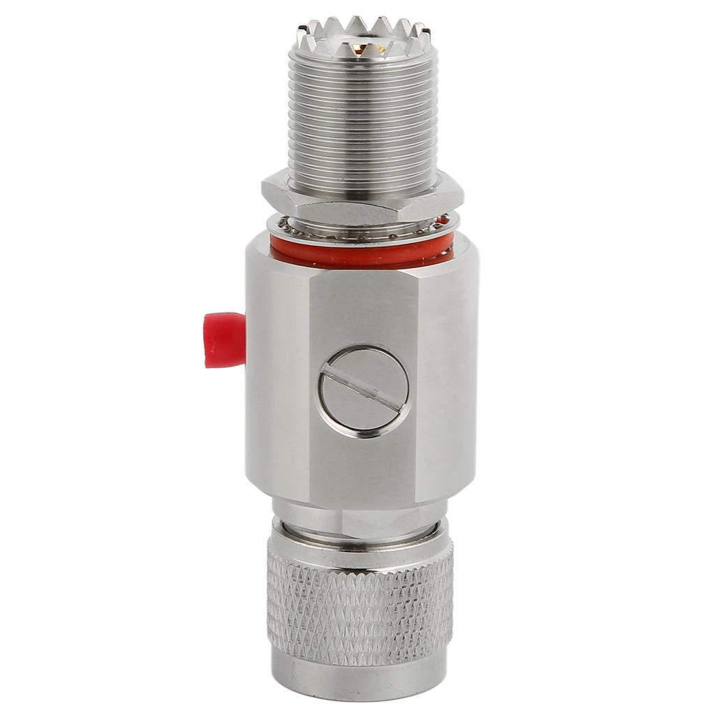 Lightning Arrestor UHF Coaxial Lightning Surge Protector for CB Radio HAM Radio Gear 2 Way Base Stations