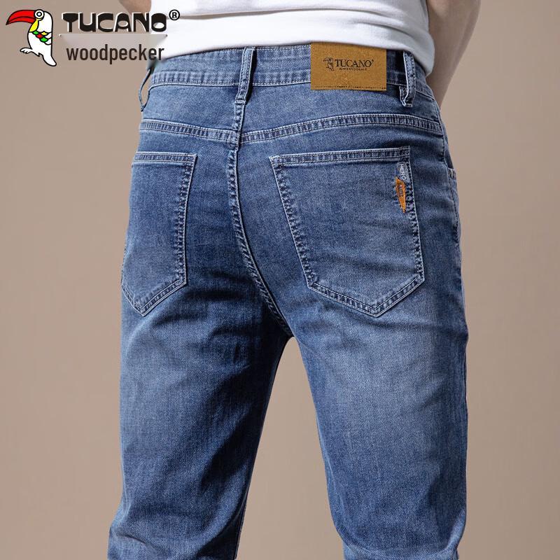 

Джинсы мужские TUCANO свободного прямого кроя, деловые кэжуал