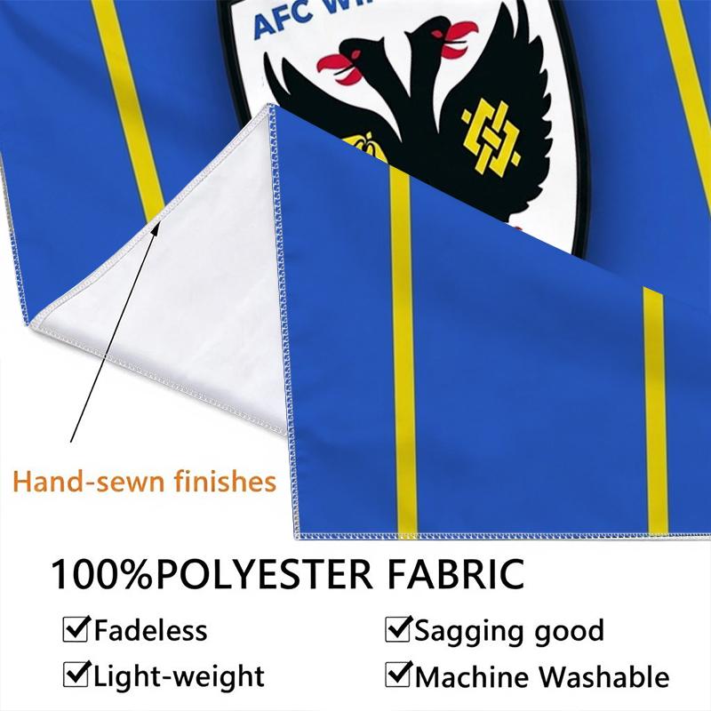 AFC Wimbledon Wandteppich Ästhetisches Wandbehang Gedruckter Stoffdecke Dekorative Wandteppiche für Schlafzimmer Wohnzimmer Heimdekoration