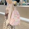 School Bag, High-value Schoolbag, Korean Style INS Cute Cartoon, Large Capacity Backpack for Middle School Girls, and Casual Backpack for High School 