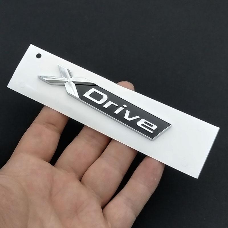 

3D ABS XDrive Logo X Drive Emblem Car Rear Trunk Badge Fender Side Sticker For BMW Xdrive 320d 320i 530d 525d X3 X5 Accessories