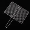 Barbecue Net Thickened Stainless Steel Grill & Vegetable Clip, Disposable Household Mesh Rack Grate