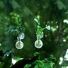 4pcs/set Self-Watering Plant Hydroponic Vase Transparent Hanging Fish Tank Mini Flower Pot  Bathroom