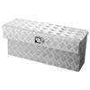 Truck Bed Tool Box, Heavy Duty Aluminum Tool Box with Tread Patterns, Storage Toolbox Chest Organizer with Lock and Key, Ideal for Pickup, Truck Bed,