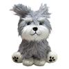Cartoon- Lebensechter Schnauzer Plüschtier, Ein Tolles Geschenk Für Hundeliebhaber, Ein Entzückendes Puppen Plüschtier.