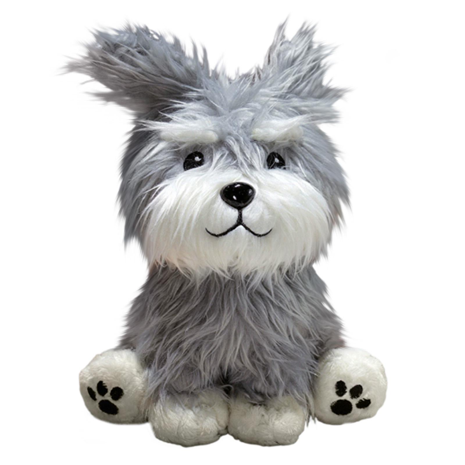 

Cartoon- Lifelike Schnauzer Plush Toy, A Great Gift For Dog Lovers, An Adorable Doll Plush Toy.