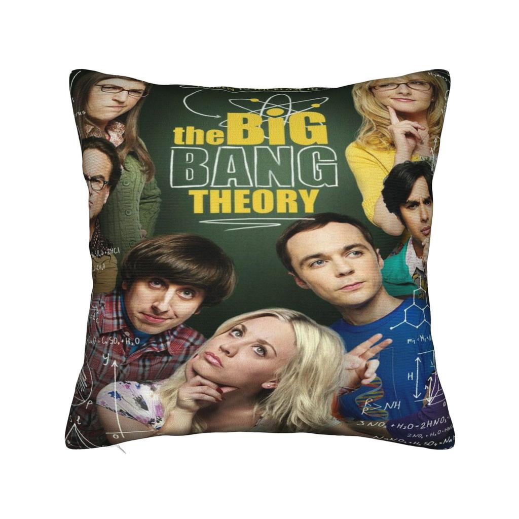 Home Decorations The Big Bang Theory Pillowcases Merch  Pillow Covers Zippered Multiple Sizes