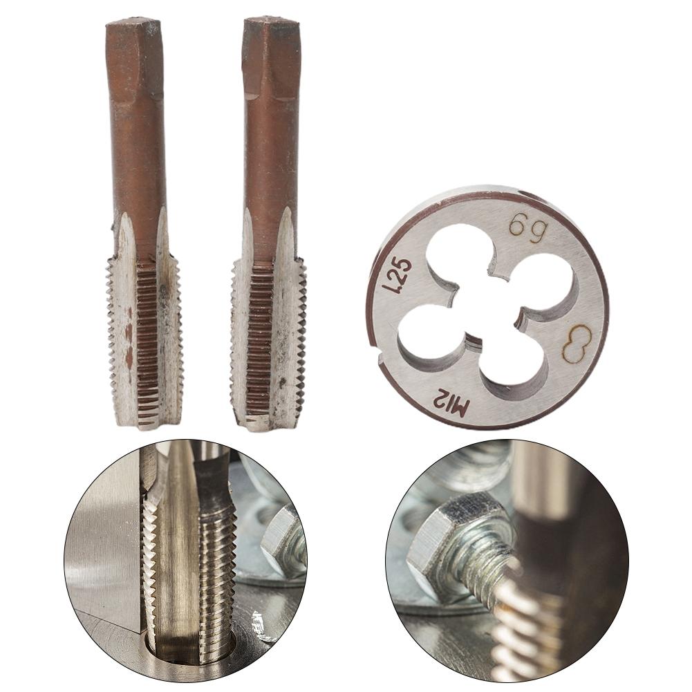 HSS&Gewindebohrer für X 1,25 mm Kegel&Schneideisen Metrisches Gewinde Rechtsgewinde Lagerware