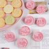 10 Pcs Mooncake Molds Different Patterns Clear Texture Heat Resisting Non-stick Easy Demoulding Cooking Star And Moon