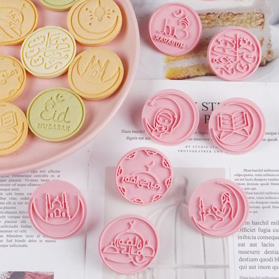 10 Pcs Mooncake Molds Different Patterns Clear Texture Heat Resisting Non-stick Easy Demoulding Cooking Star And Moon