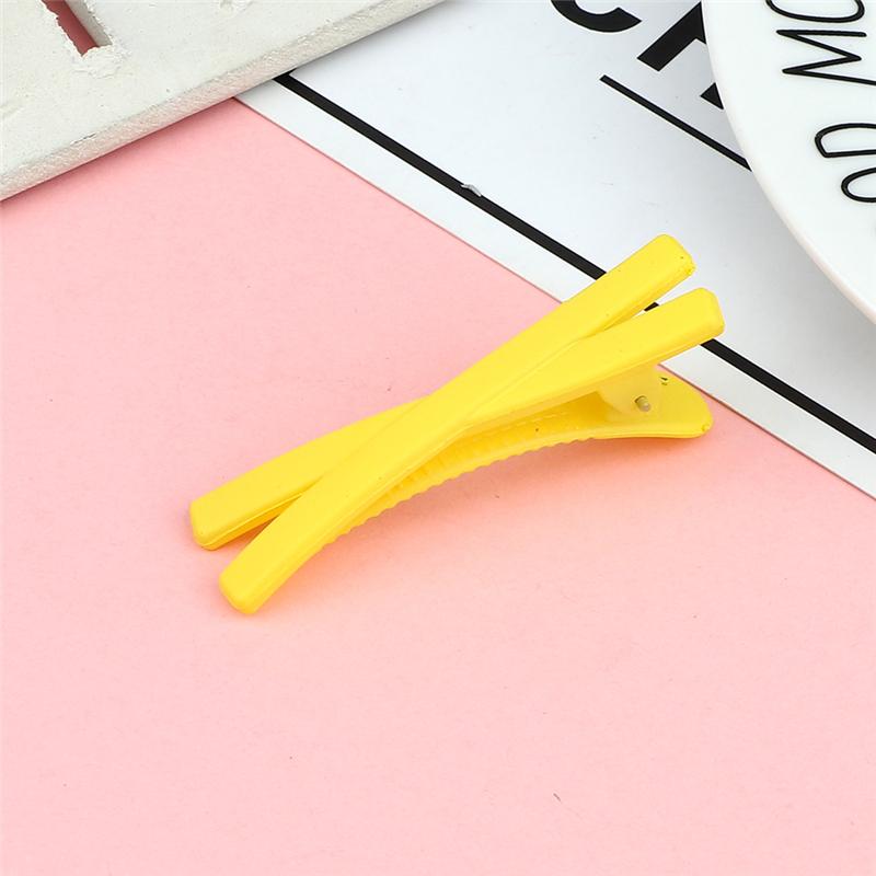 10PCS/Set Solid Color X Shape Hair Clips Basic Style Colorful Lovely Hairpins for Girls Children Hair Accessories Matte Barrette