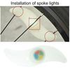 Spoke Light Hot Wheel Shape Simple Installation Three Flash Modes Unique Streamline-shaped Bike Wheel Lamp for MTB