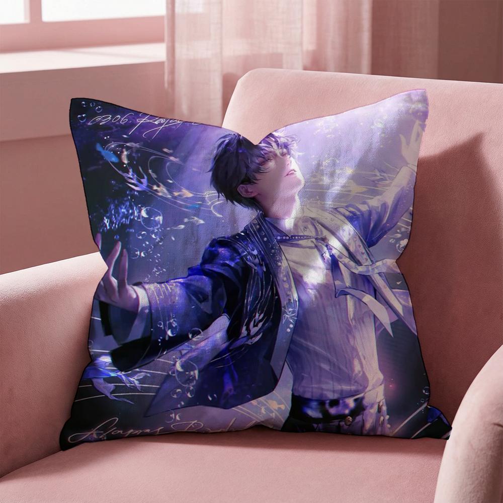 R-Rafayel Love D-Deepspace Cushion Cover Multi-Scene Pillow Cover for Home & Car - Reversible, Soft & Durable for Daily Use