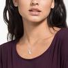Swarovski Idyllia Nice Series Silver Large Feather Rhodium Plated Necklace Women necklace White 5482914