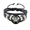 2022 Creative Painting Animal Leaf Fox Wolf Cat Owl Koala Rabbit Deer Round Glass Dome Bracelet Handmade DIY Gift