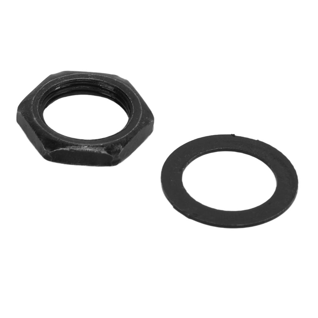 G3Celsius8 Female Thread Nuts Metal Washer Kit Instrument Fasteners for Electric Guitar Bass