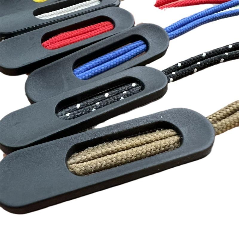 10PCS Zipper Pull Puller End Fit Rope Tag Fixer Zip Cord Travel Bag Suitcase Backpack Anti-Loss Puller Tab Replacement Clip