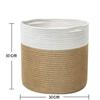 Woven Cotton Rope Basket for Flowers - Modern Indoor Flower Pot and Storage Solution