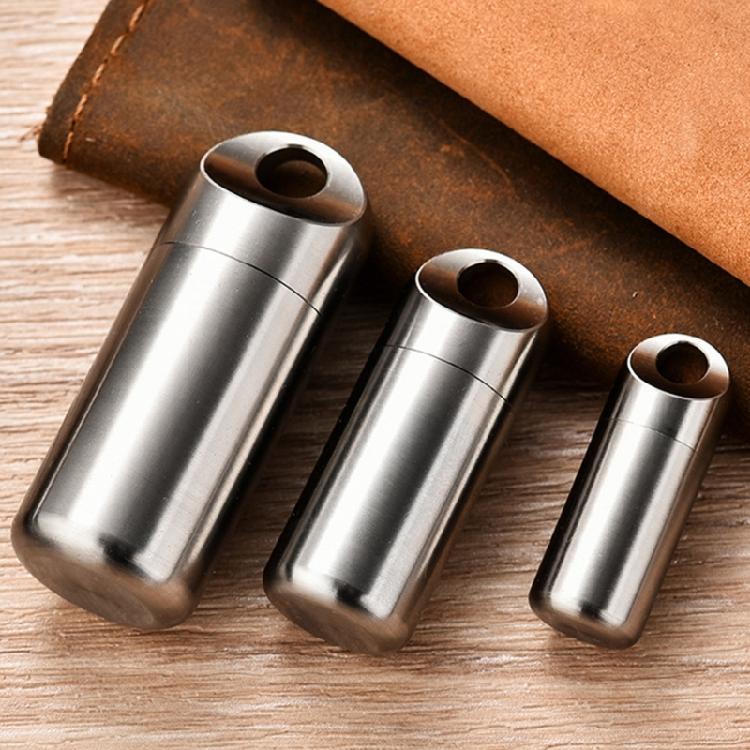 Metalllegierung Pillendose Wasserdichte Medikamentenbox Hülle Outdoor Behälter Flaschen Kleine Reise-Medikamentenflaschen