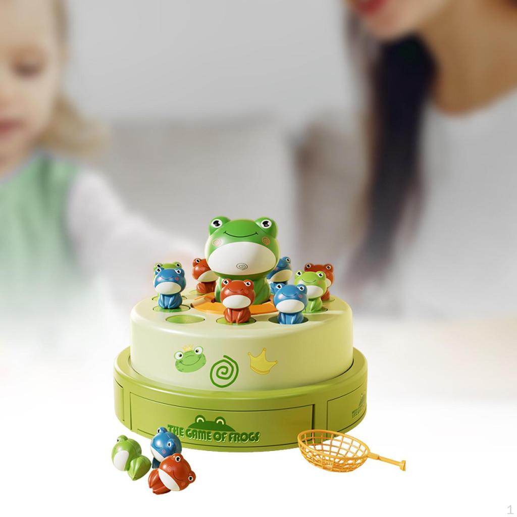 Musical Rotate Game Frog Toy for Toddlers 3-5