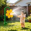 Irrigatore da prato a forma di fiore Crazy Daisy, rotante a 360 gradi, girasole, per irrigazione di giardini, cortili, cani, bambini, esterni