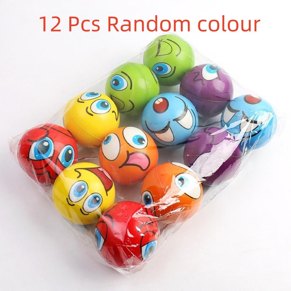 

Смешная губка с выражением лица Мягкий мячик-сквиш со смешным выражением лица Детская успокаивающая игрушка из ПУ-пены Игрушка-мячик для действий запястьем